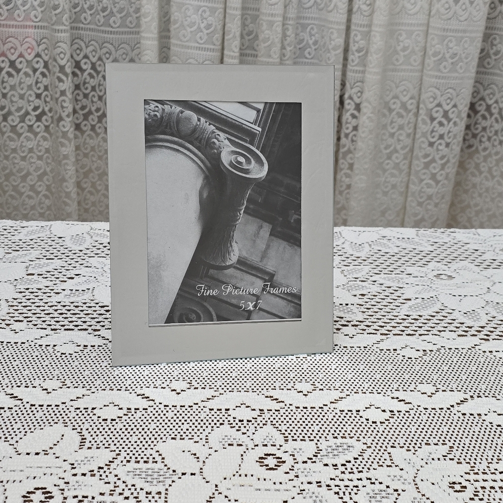 Tabletop Mirror Border 5x7 Picture Photo Frame around 9x7 EDA International